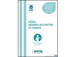 Dépliant NACRe professionnels « Jeûne, régimes restrictifs et cancer » 2018