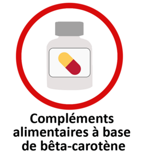 Consulter la page Compl&eacute;ment alimentaire &agrave; base de b&ecirc;ta-carot&egrave;ne et risque de cancer
