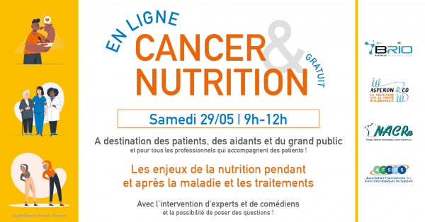 Evenement Cancer et nutrition 29 mai 2021